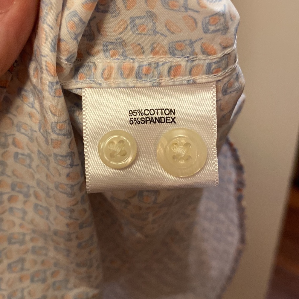 Peter Millar Crown citrus slice sport stretch button down shirt - Picture 8 of 9